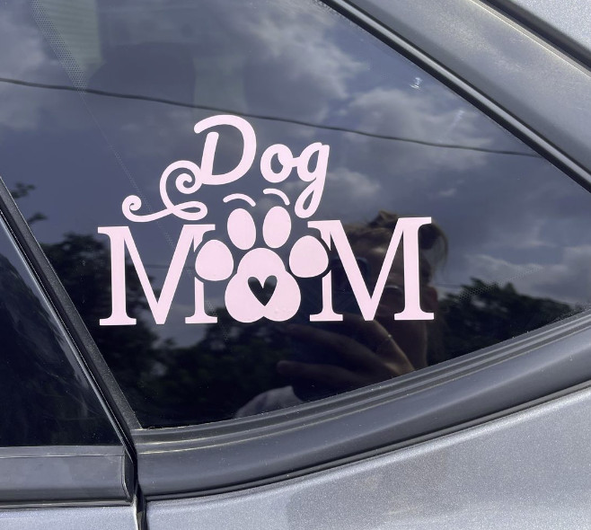 Mom of Dogs Vinyl Decal Sticker Car Truck SUV Window Bumper Wall Laptop Tablet