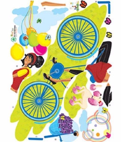 Wall Deco Sticker BIKE TRIP 156-EC018 – S