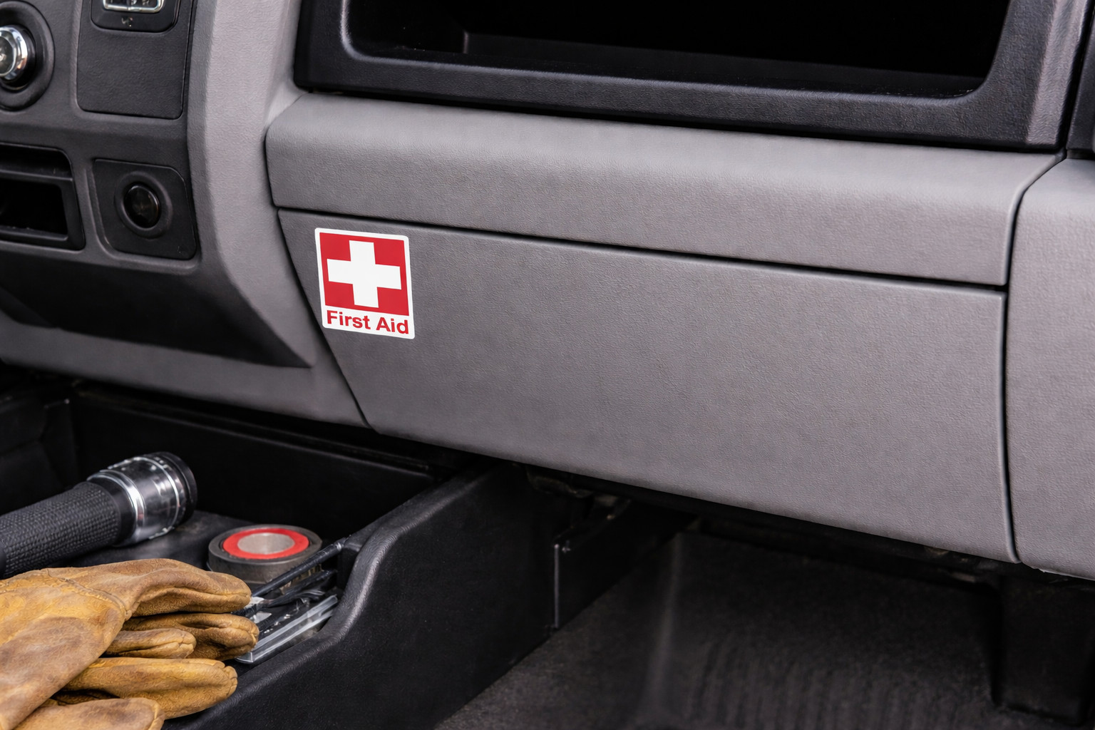 Pair of (2) First Aid Red Cross Vinyl Decal Sticker 2.0" x 2.5" P 35 Free Ship