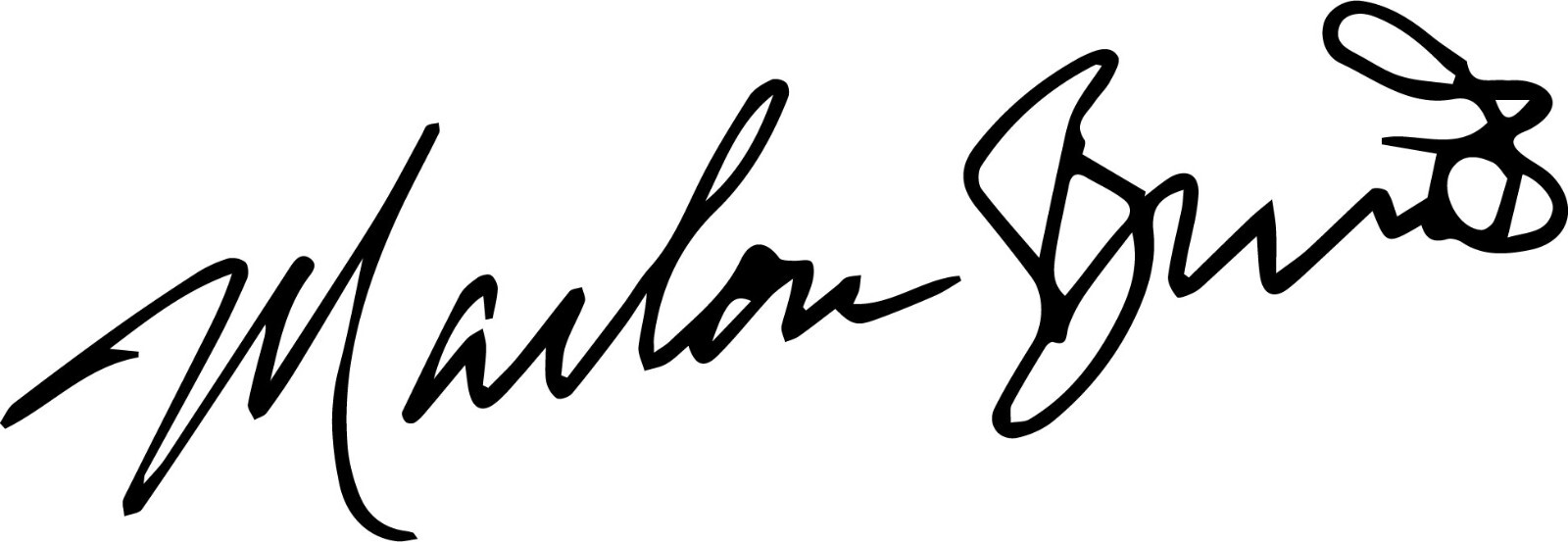 Marlon Brando Autograph Signature VINYL DECAL STICKER godfather streetcar now