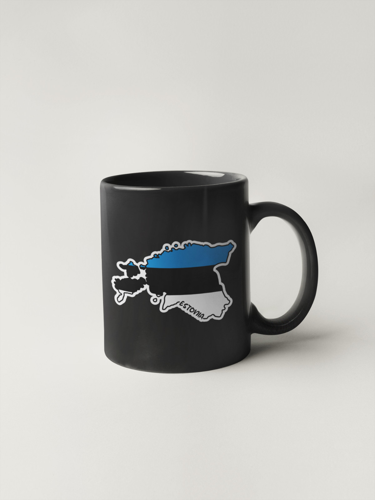 Estonia Map Flag Sticker Decal