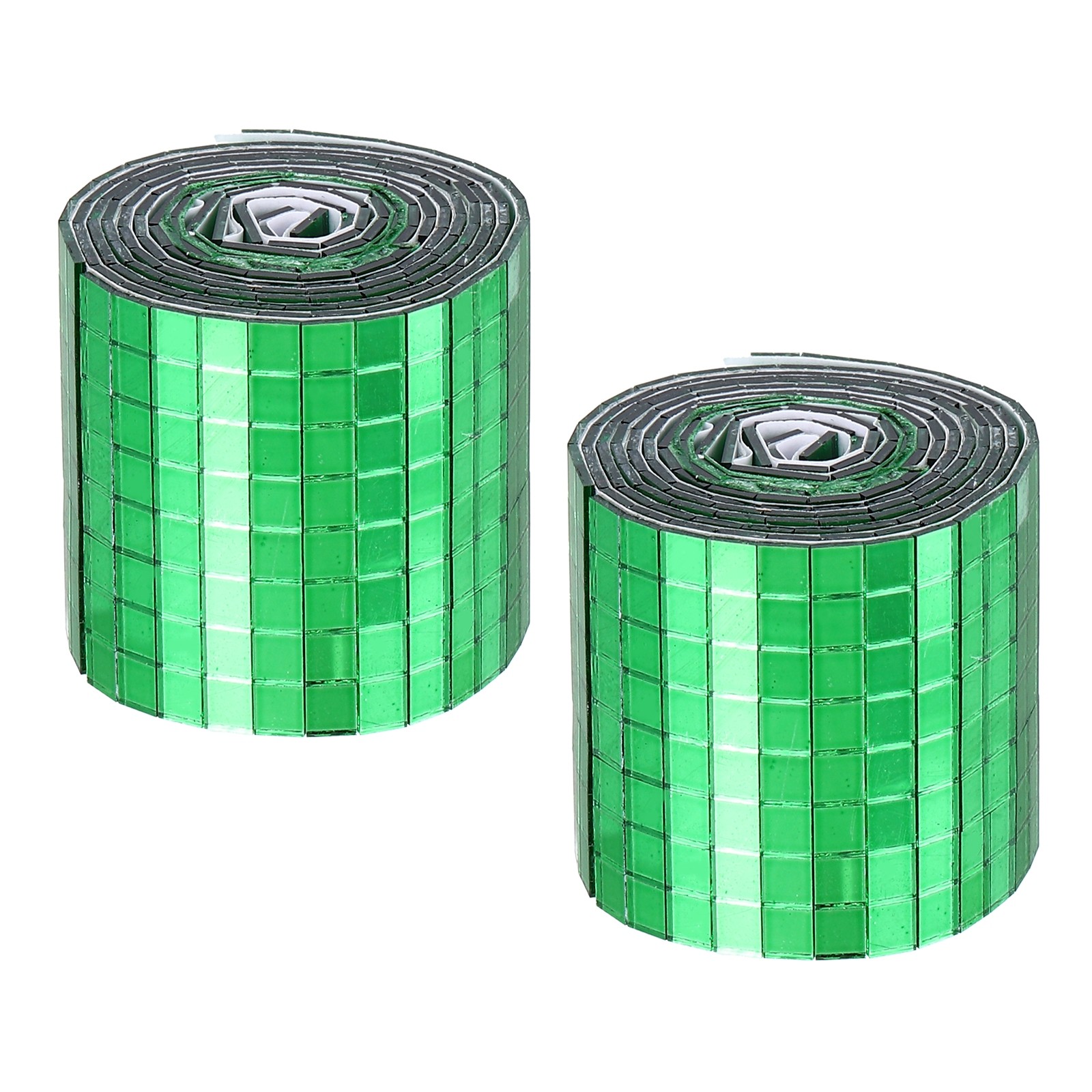 3200 Pieces Adhesive Mosaic Tiles 5 x 5 mm Disco Tiles Green 2 Pcs
