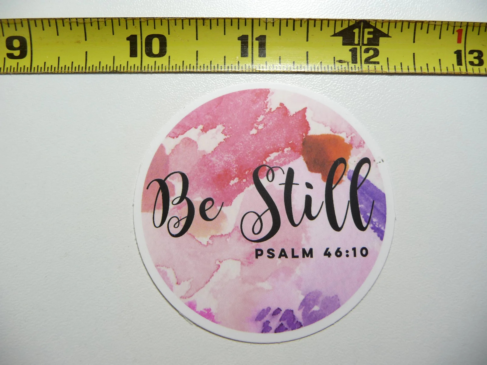 RELIGIOUS BE STILL PSALM 46:10 SMALL STICKER DECAL CHURCH RELIGION CHRISTIAN