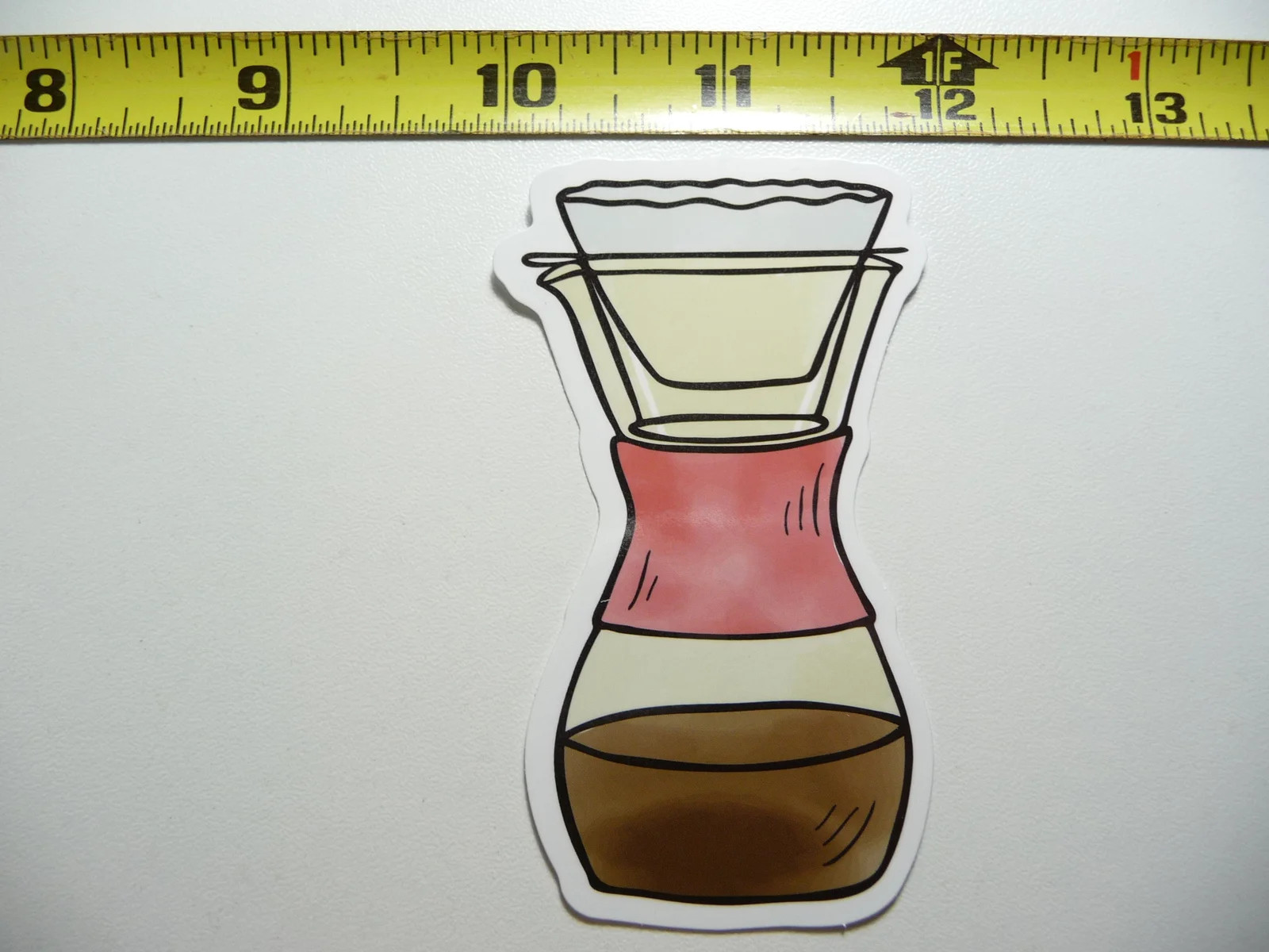 PLAIN POUR OVER COFFEE SMALL STICKER DECAL BARISTA SHOP CAFFEINE CAFE