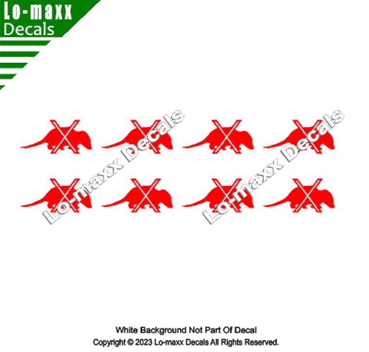 Opossum Kill Markings Tally Car Truck SUV Premium Quality Die Cut Vinyl Decal