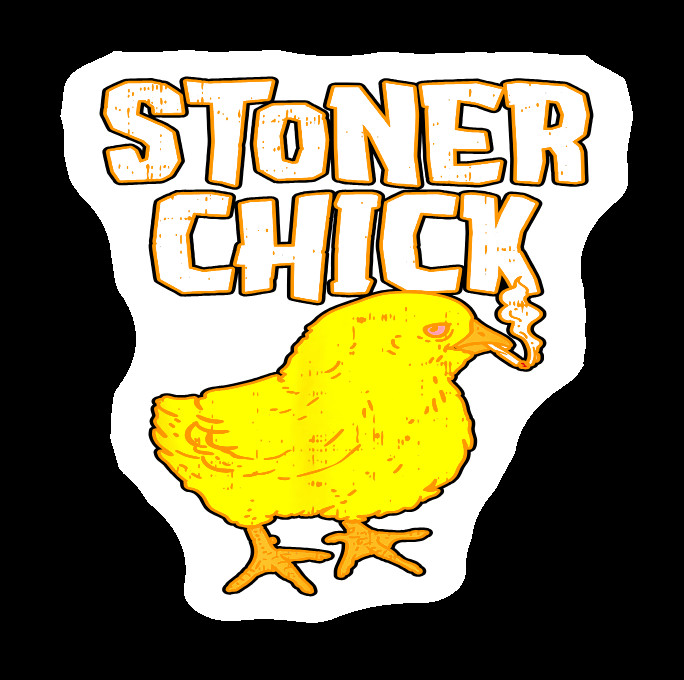 Vinyl Decal Chicken Pot Pie Weed Sticker Weatherproof UV Safe Added Layer