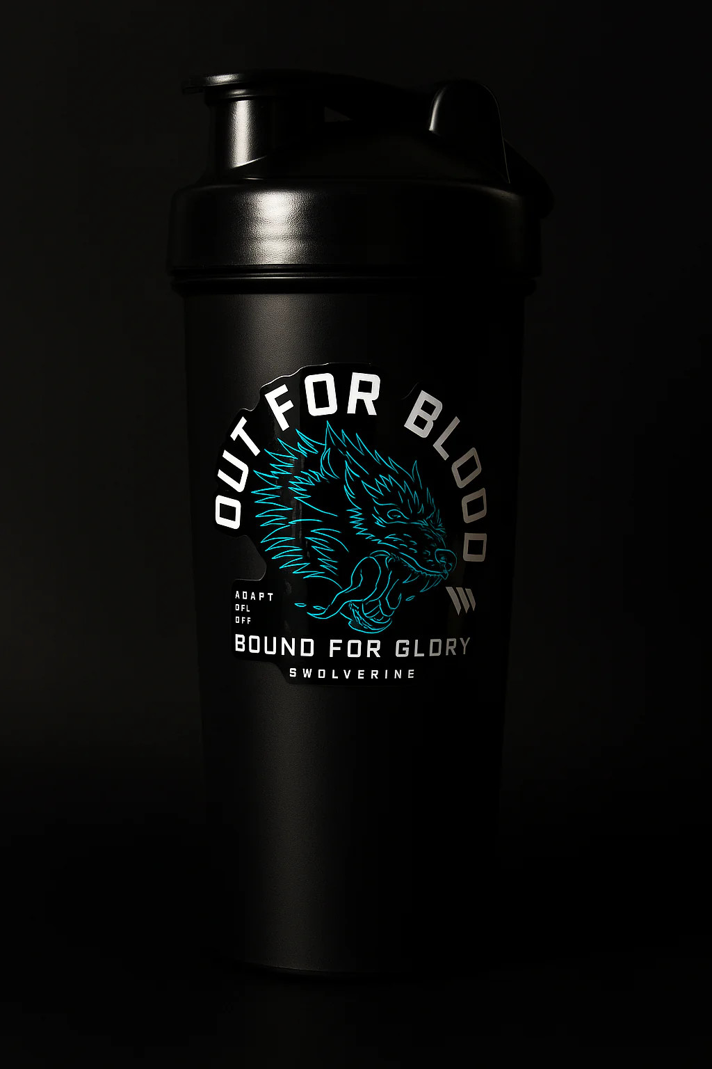 Out For Blood Sticker V1.0 – 2×2" Die-Cut Wolf Graphic | SwolverineV1.0 Sticker