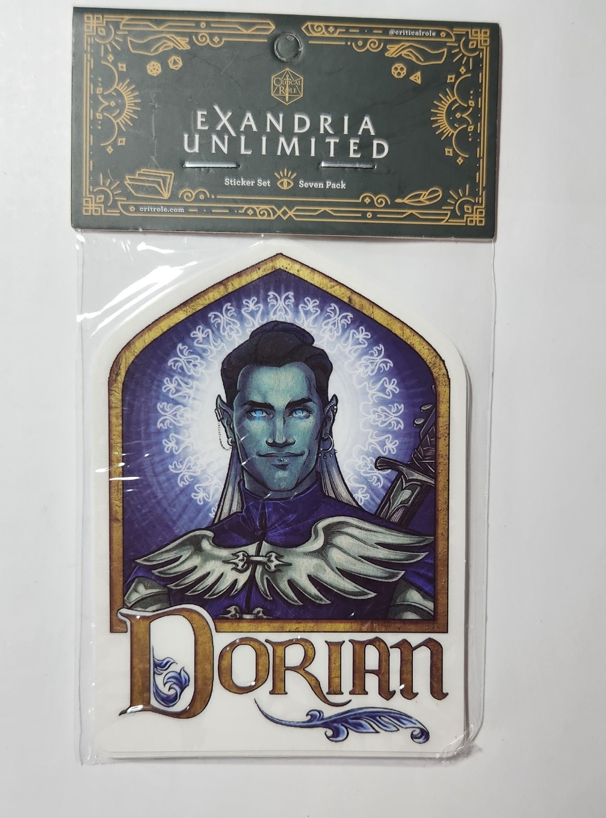 7-pack Critical Role – Exandria Unlimited Sticker Set NEW 7 different stickers
