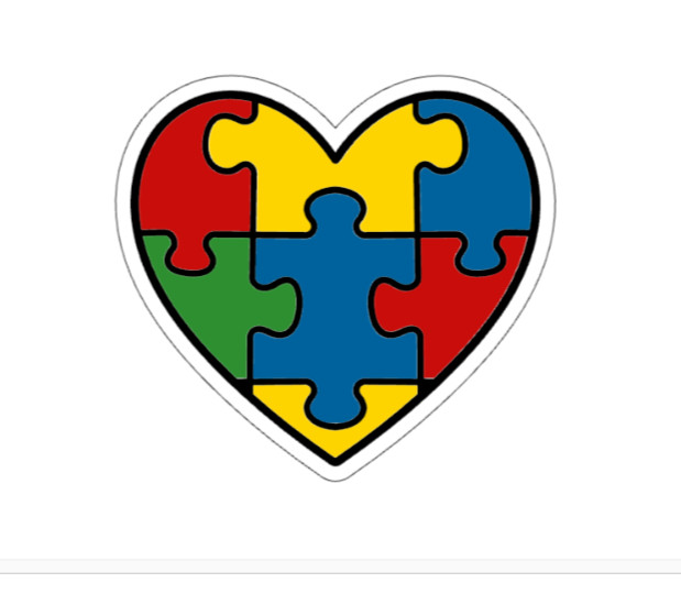 Autism Awareness Puzzle Waterproof Vinyl Sticker Multiple Sizes