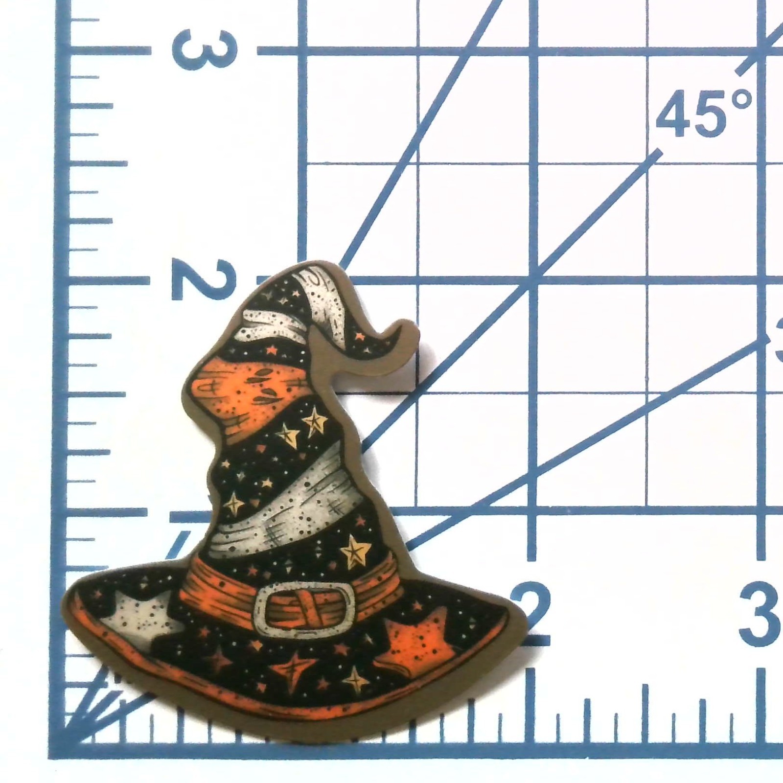 Celestial Witch Hat Sticker Starry Wizard Decal Vinyl Magic Spooky Gothic Autumn