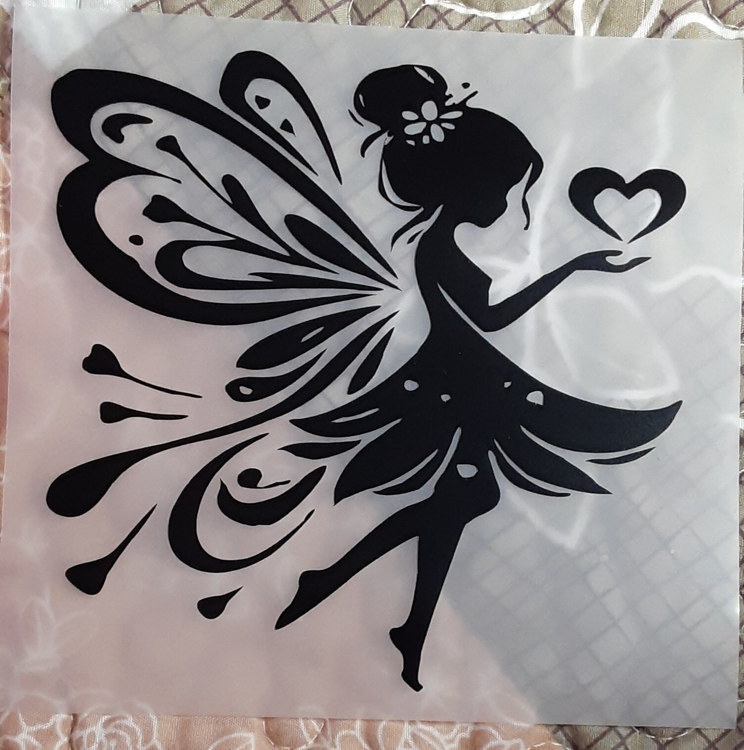 Fairy Decal, Choose Size, Choose Color, Car, Home, Crafting