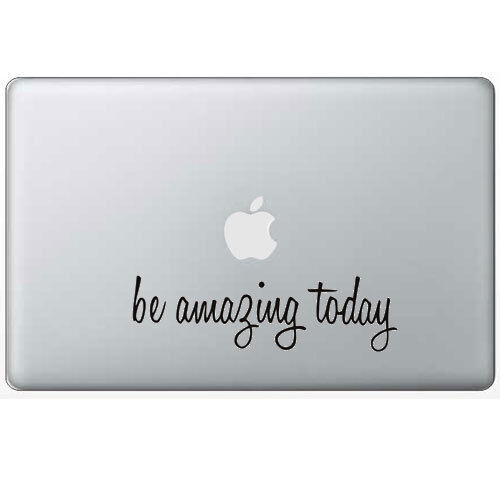 Be Amazing Today Vinyl Wall Mirror Decal Stickers for Home Decor Laptop Trackpad