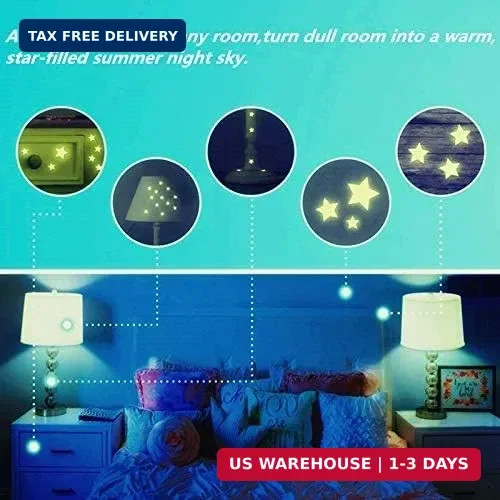 Glow in The Dark Stars Wall Stickers,Ceiling Star,Glowing Stars for Ceiling and