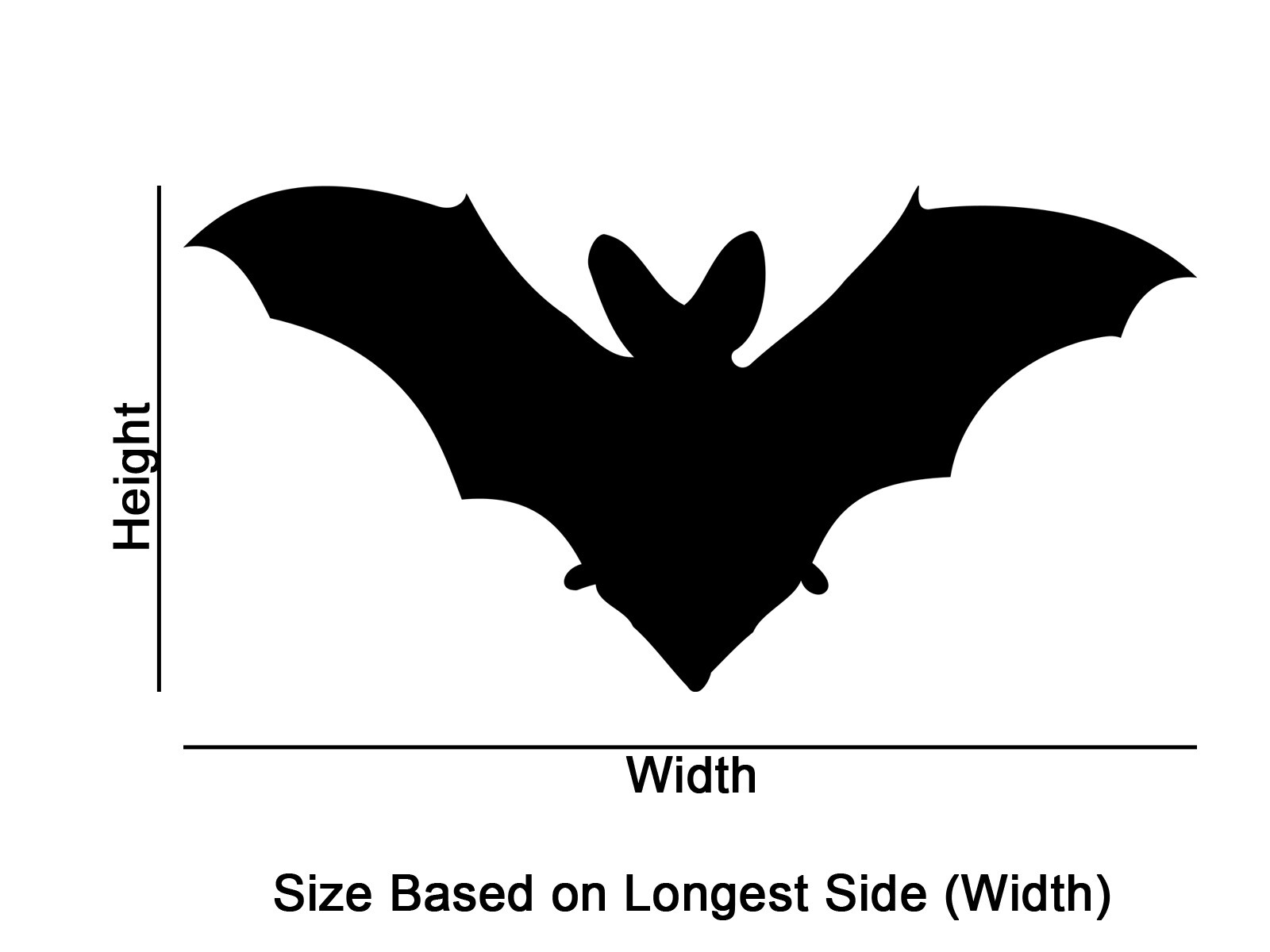 Bat Sticker Car Window Halloween Realistic Scary Door Décor Spooky Vinyl Decal