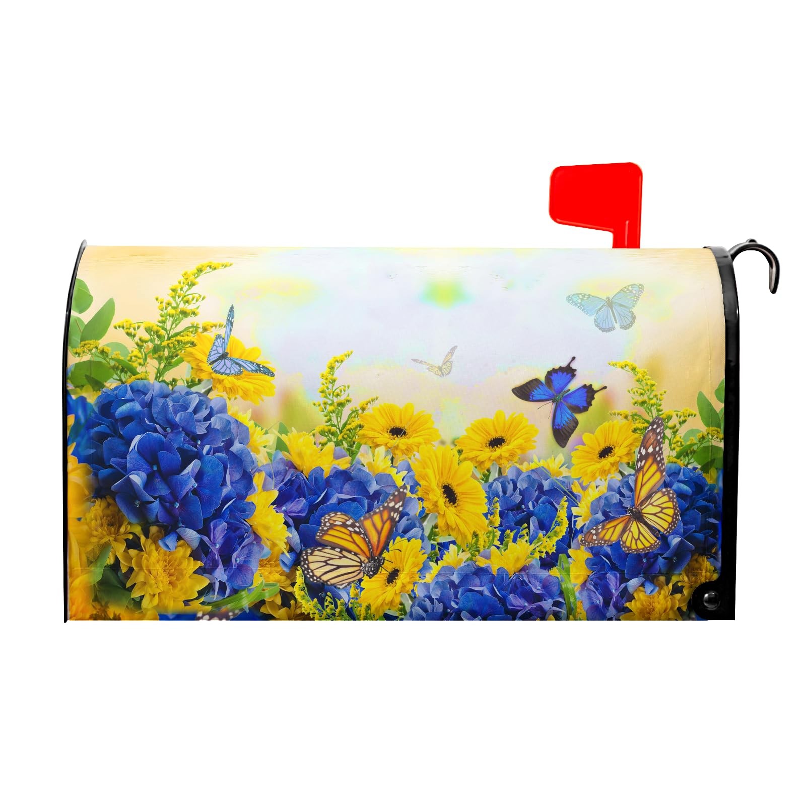 Anyako Spring Hydrangeas Daisies Flowers 21×18 inch,