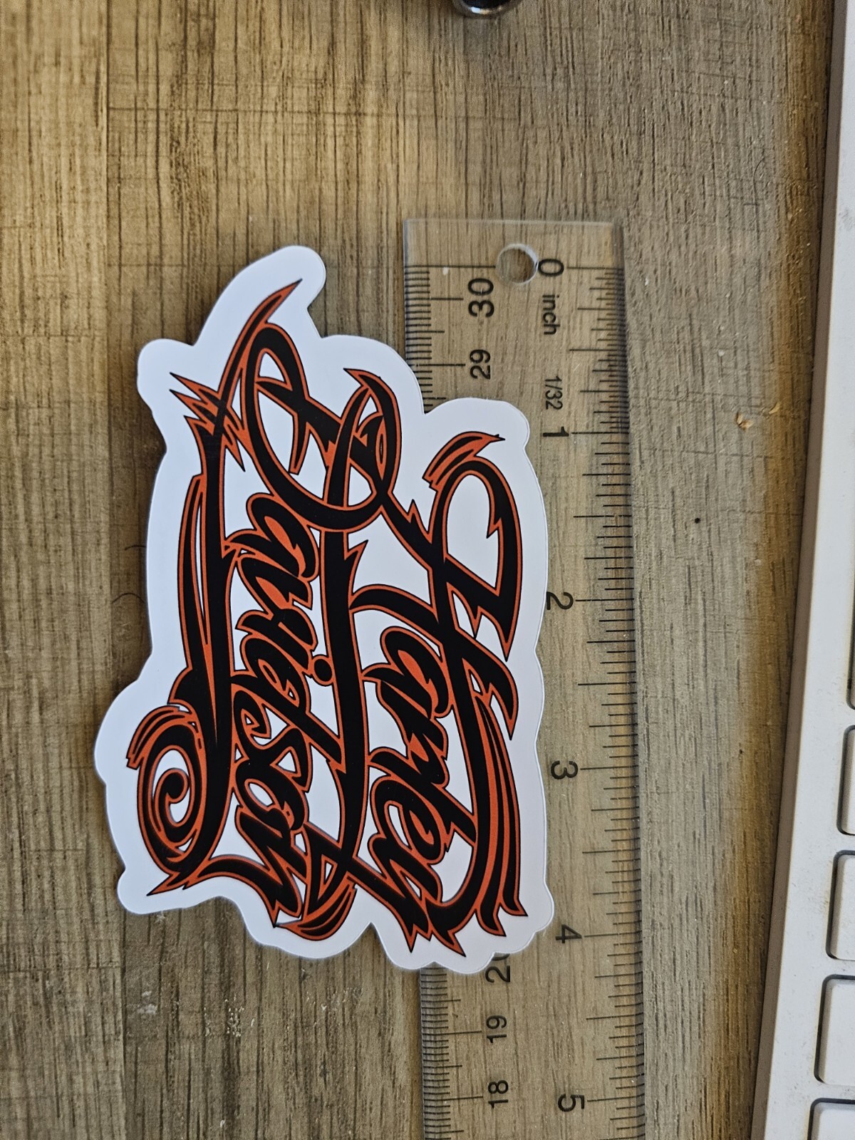 Harley Davidson Lettering Sticker