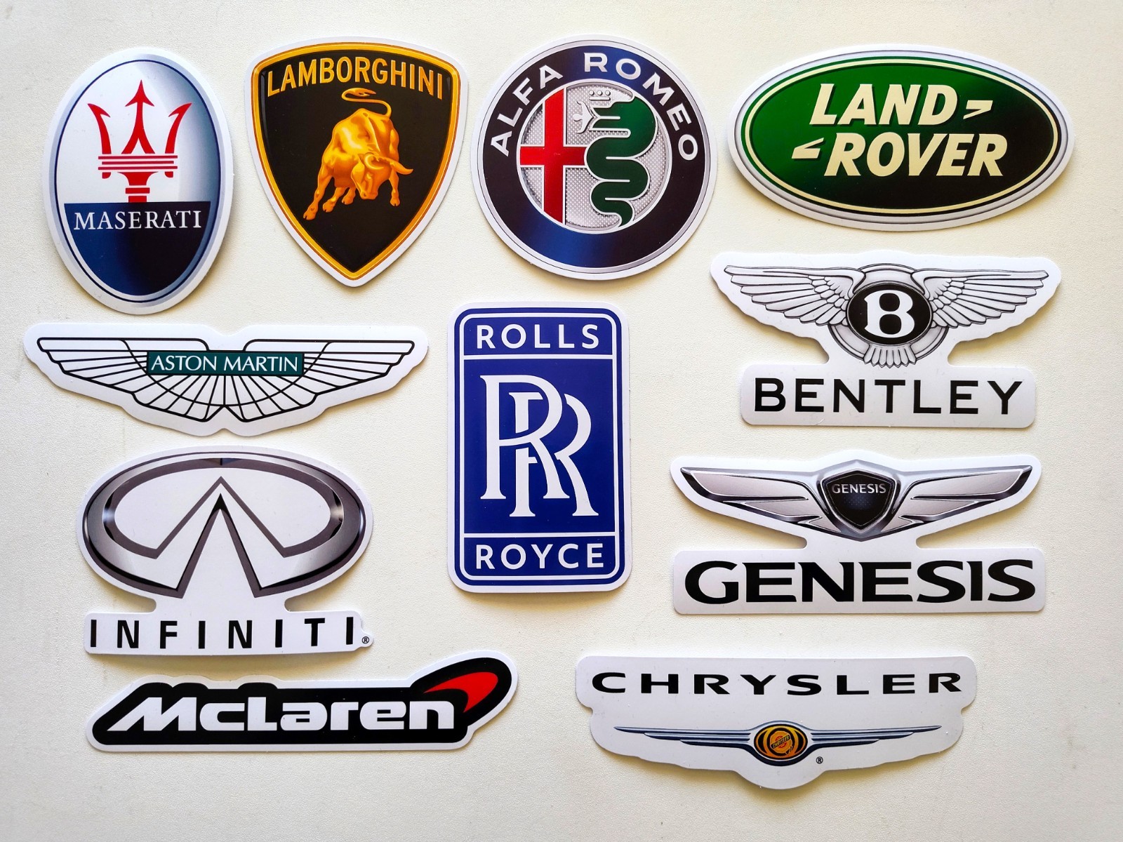 Car / Truck / SUV Vinyl Sticker Lot (10 Pack) SET 4 auto sports car muscle race