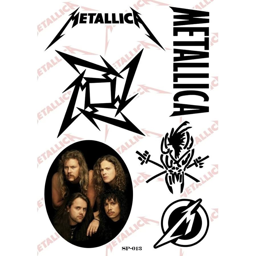 American Heavy Metal Band Sticker Pack | Thrash Speed Metal Hard Rock Logo