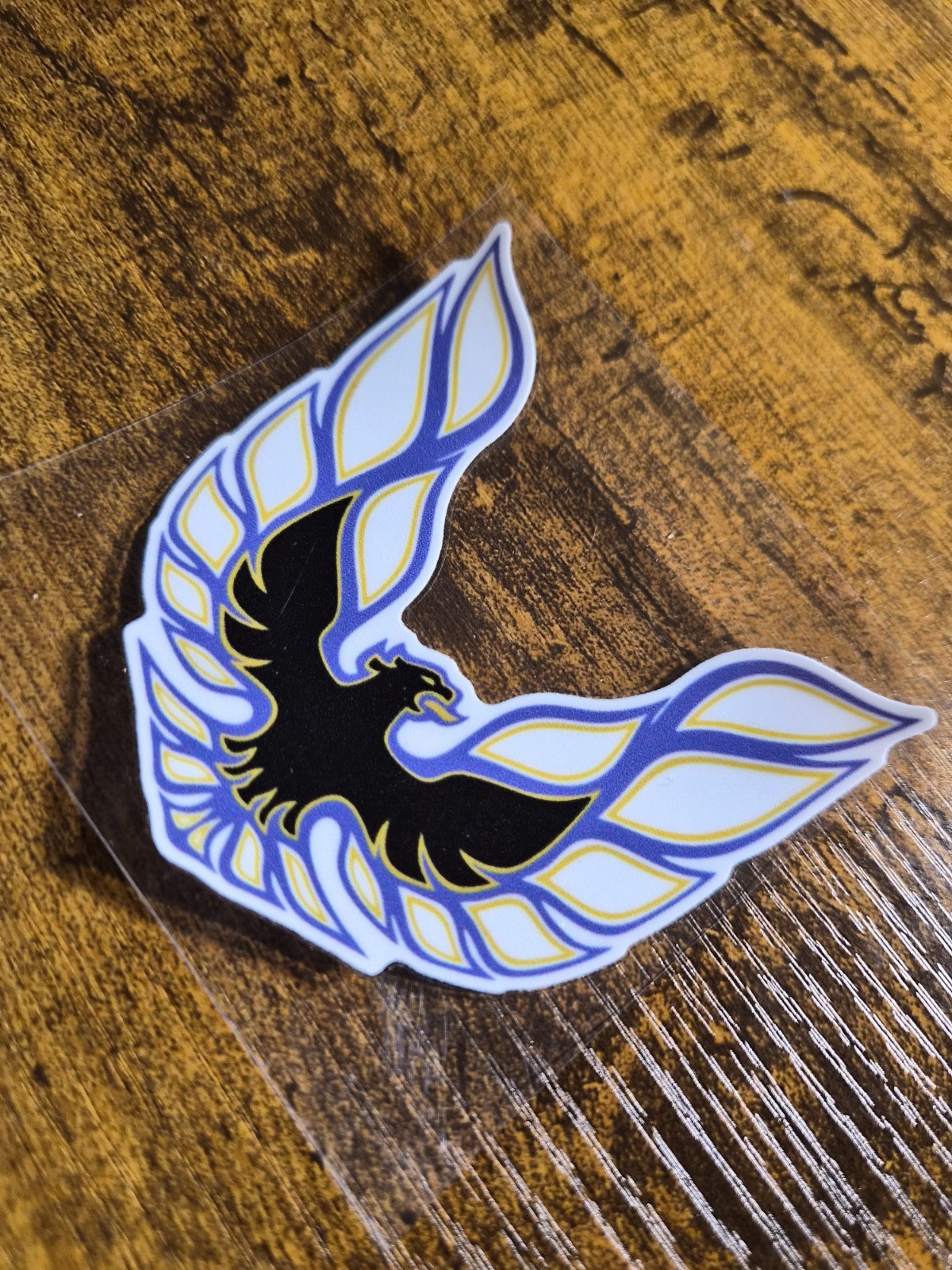 Blue UV DTF Decal Sticker waterproof USA NOT VINYL