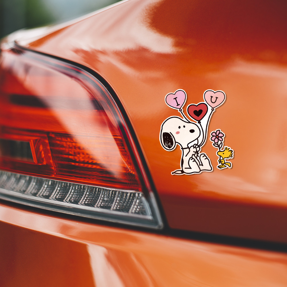 Peanuts Sticker Of Snoopy Hugging Charlie Brown Cute And Aesthetic 3.2" x 4"