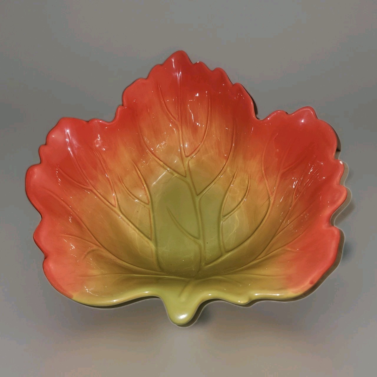 Lg Better Homes & Gardens Heritage Collection Harvest Leaf Bowl & 2 Platter Set