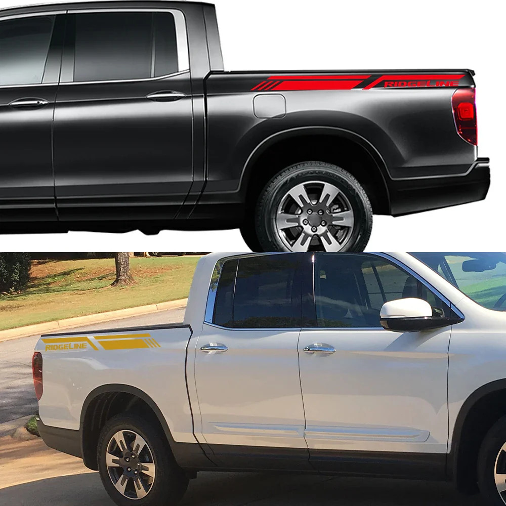 4×4 Trunk Side Stripe Decal for Honda Ridgeline | Vinyl Truck Graphics