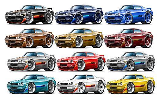 1979 Camaro Z/28 Classic Garage Sign Wall Art Graphic Sticker