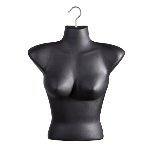 Econoco LHR35/B Ladies Upper Torso Forms – Injection Molded Styrene (Pack of 12)