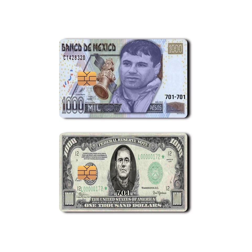 Mexican Pride Card Skin Stickers 2-Pack Full Cover Decal Credit Debit Card Skins