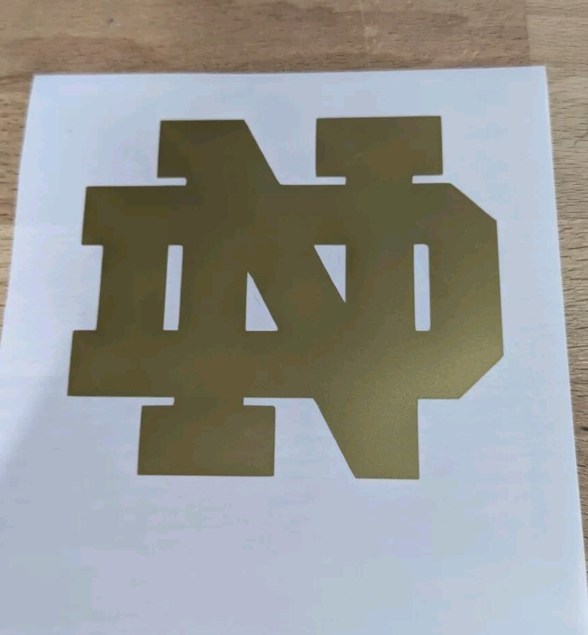 Notre Dame Fighting Irish vinyl decal