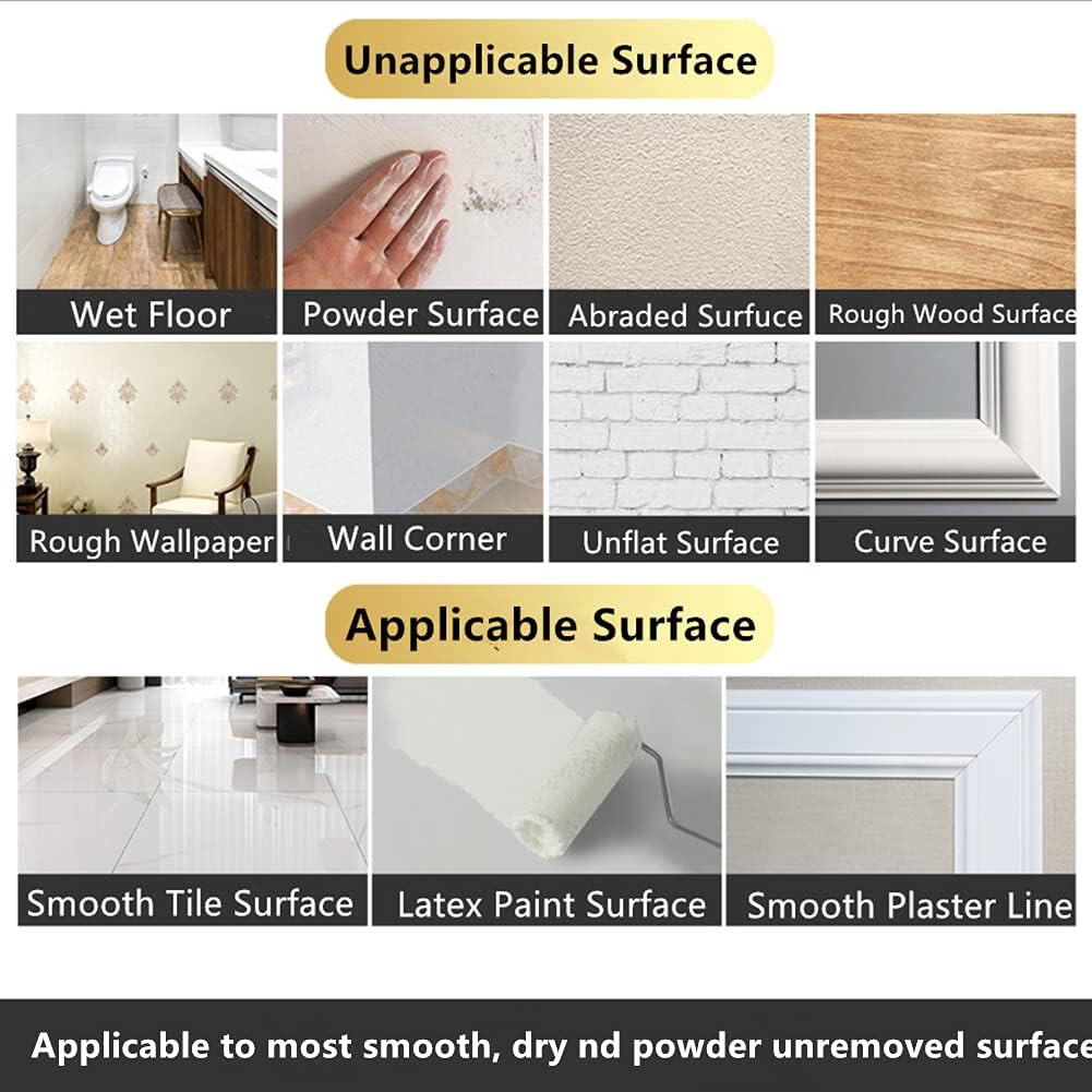 54yards Self Adhesive Tile Stickers Wall Floor Gap Sealing Tape DIY Home Decor