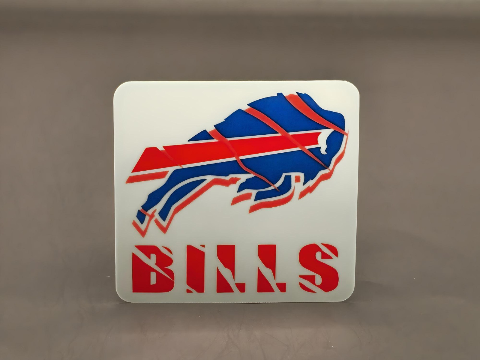 Buffalo Football Fan Vinyl Stickers Blue Red Sports Laptop Car Decals