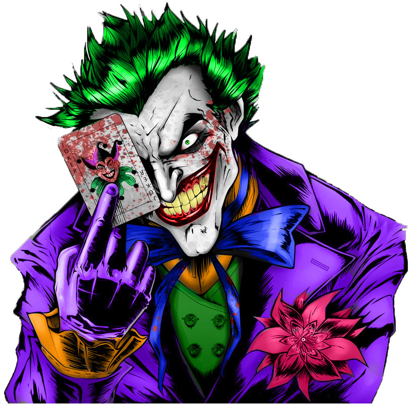 Joker sticker dc comics weatherproof bumper vinyl decal