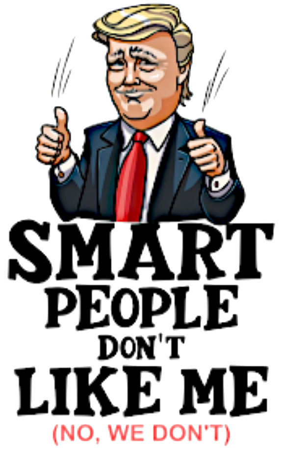 Donald Trump 6pc Vinyl Sticker Set, Kiss Cut, Durable, Waterproof, Anti-Trump