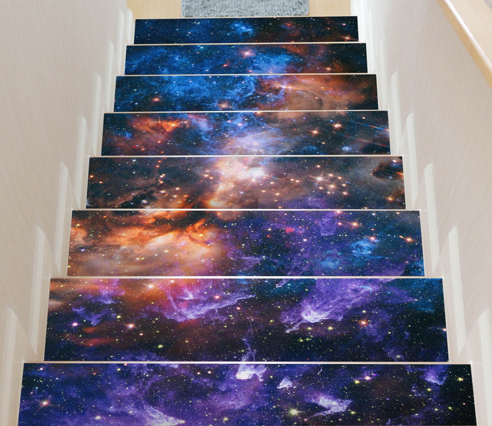 3D Funny Universe U1005 Stair Risers Decoration Photo Mural Decal Wallpaper Romy