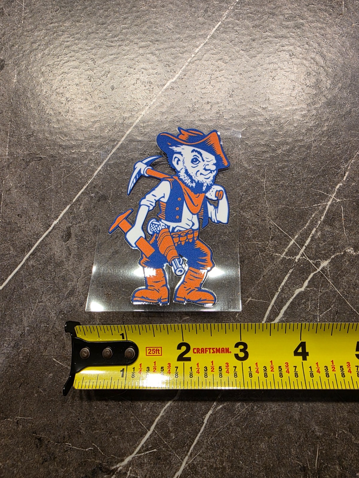 UTEP Miners Decal Sticker | UV DTF | University of Texas El Paso