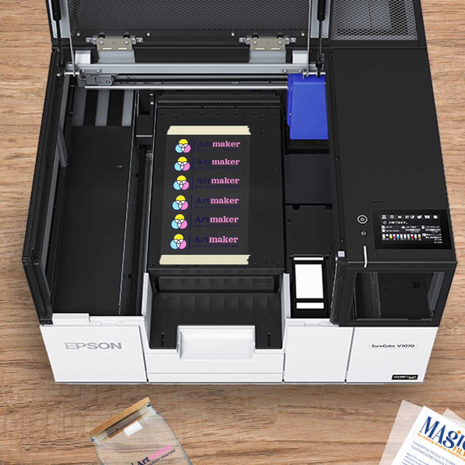 Magic Film UV-DTF Decal Transfer Film 13 x 17, DTF Paper for Epson V1070 Printer