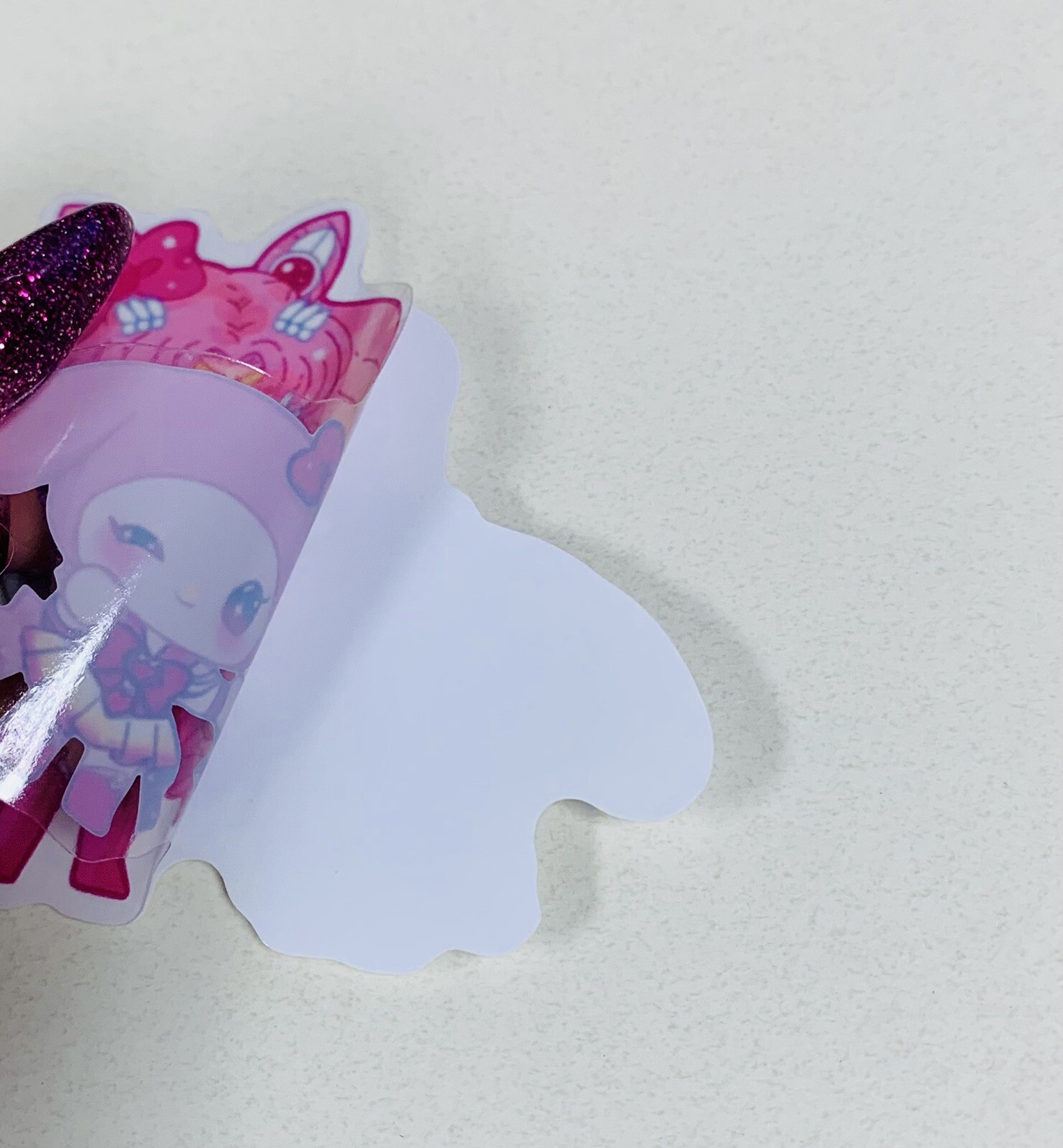 Sailor Chibi Moon x My Melody Sticker Decal, 3.5” Clear Sanrio Hello Kitty