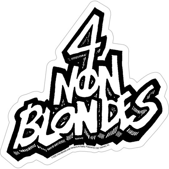 Stickers – C&D Visionary – 4 Non Blondes Logo Symbol Sign 4"x5" NEW