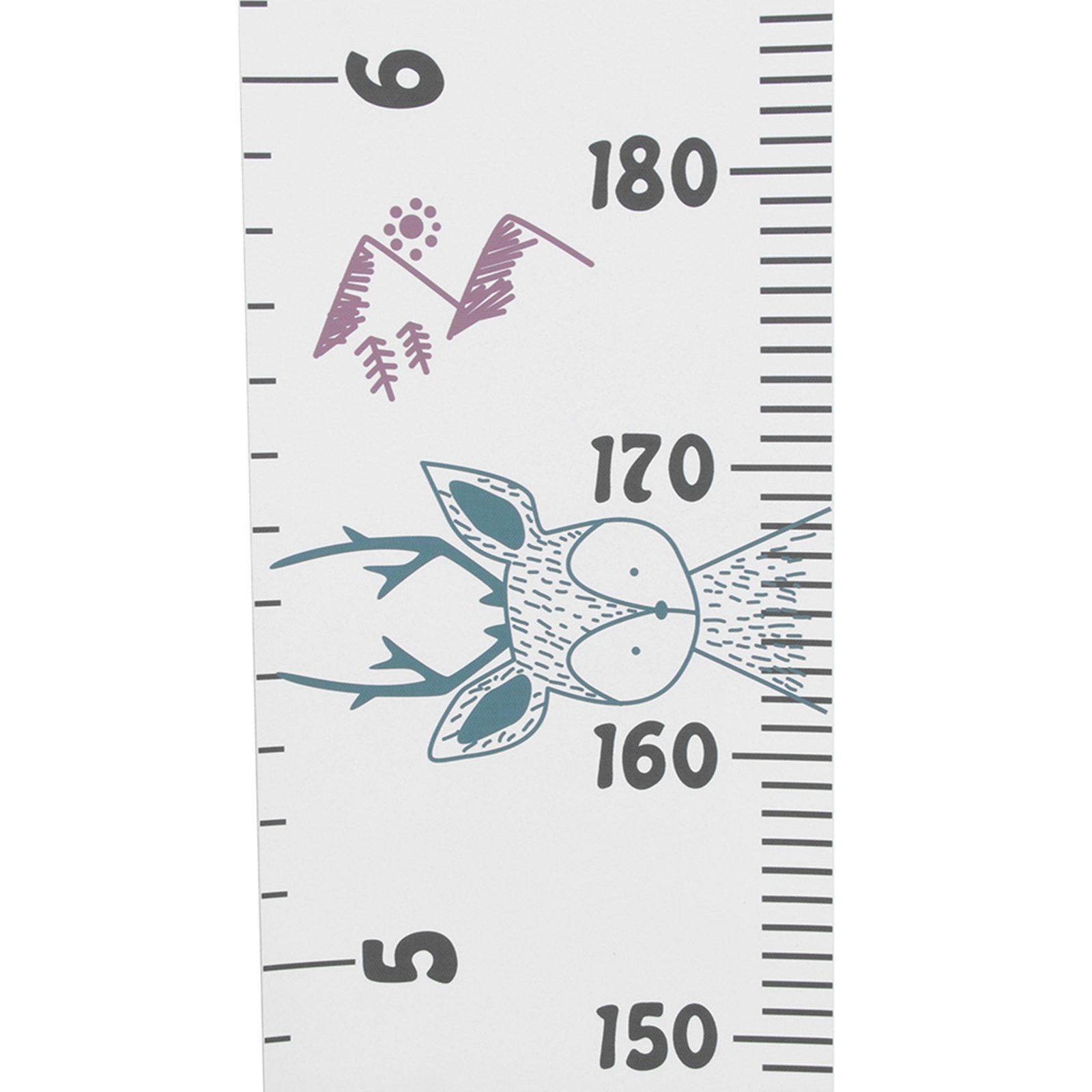 Cute Wall Sticker Height Measure Growth Chart Home Room Decoration Child Toy1♡