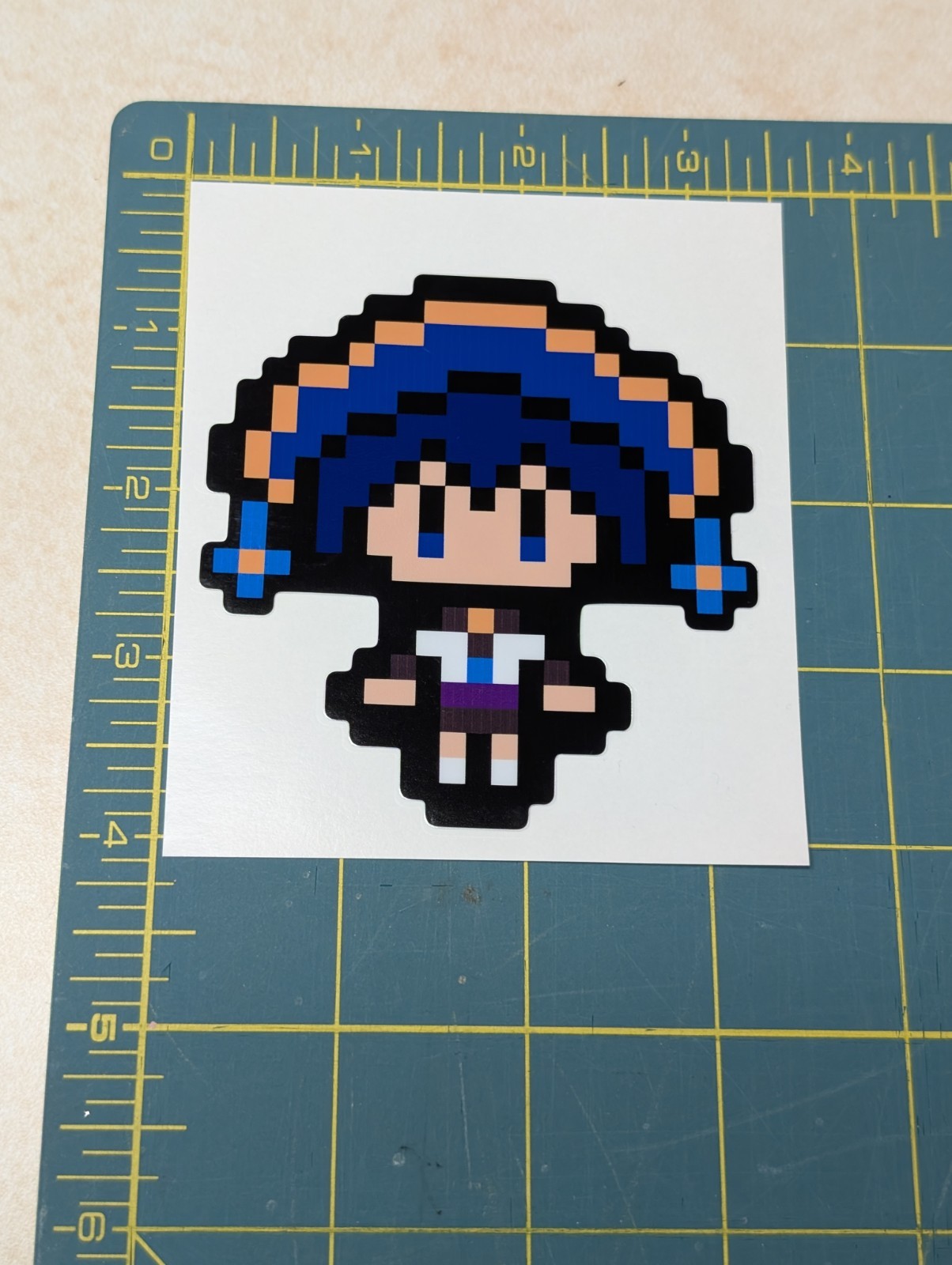 Pixel Art Genshin Impact Scaramouche PC Car Sticker Decal Anime Wanderer