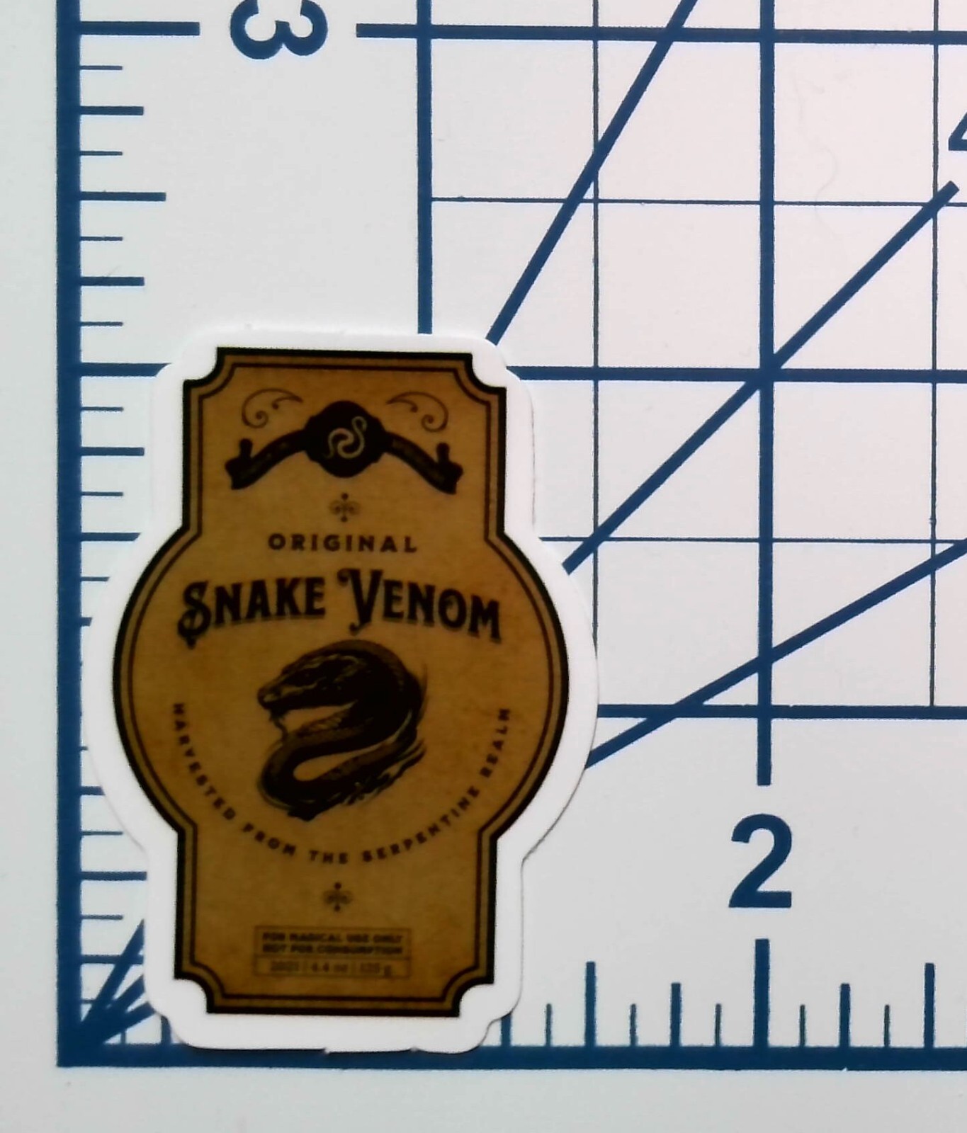 Original Snake Venom Sticker Die Cut Vinyl Apothecary Potion Wizard Decal