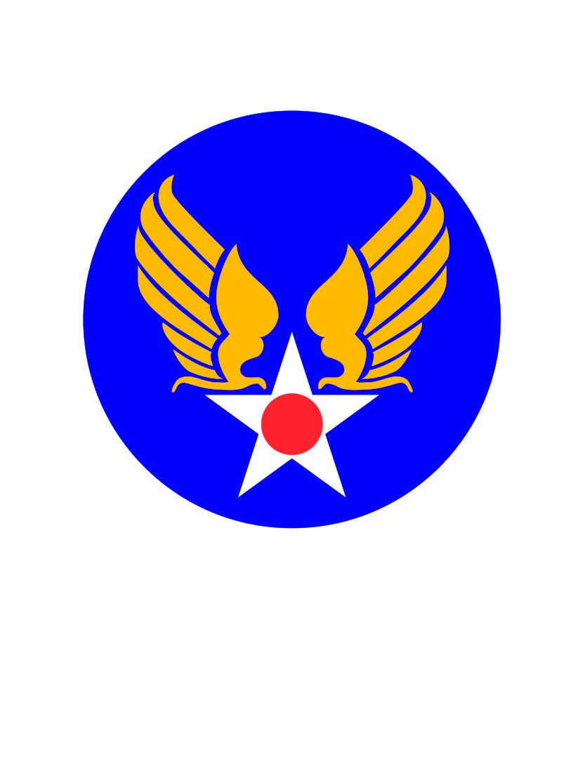 United States Army Air Corps Roundel Vinyl Decal Sticker 1941-1947