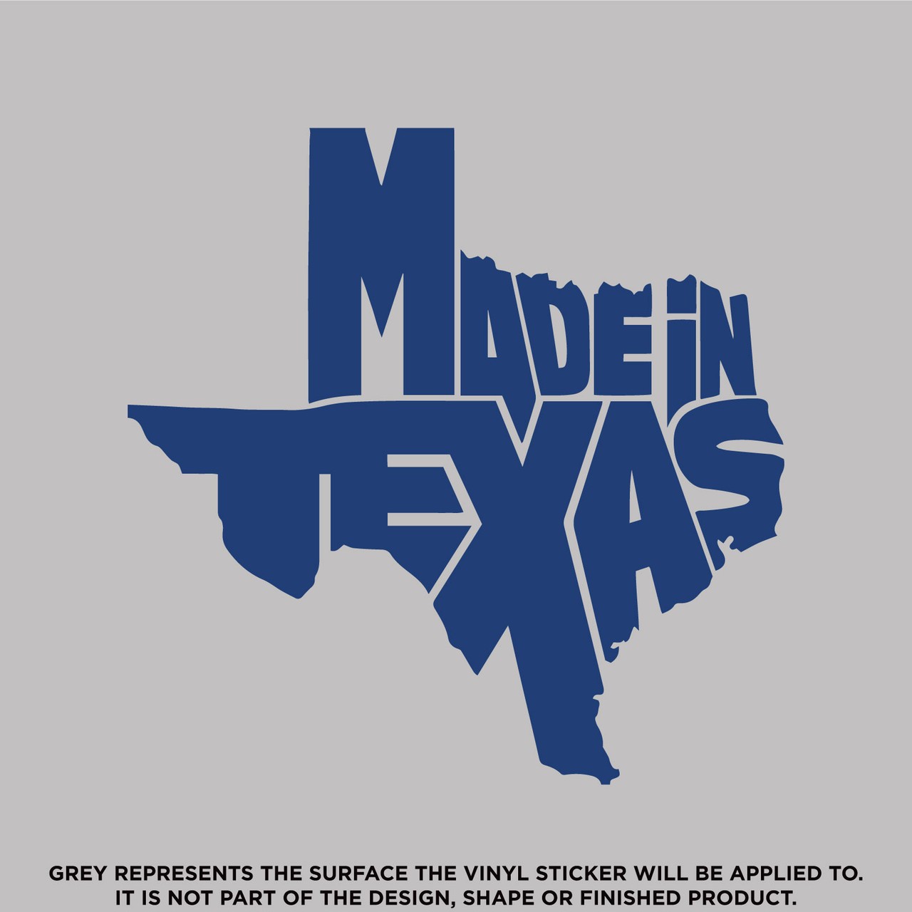Made In Texas Die Cut