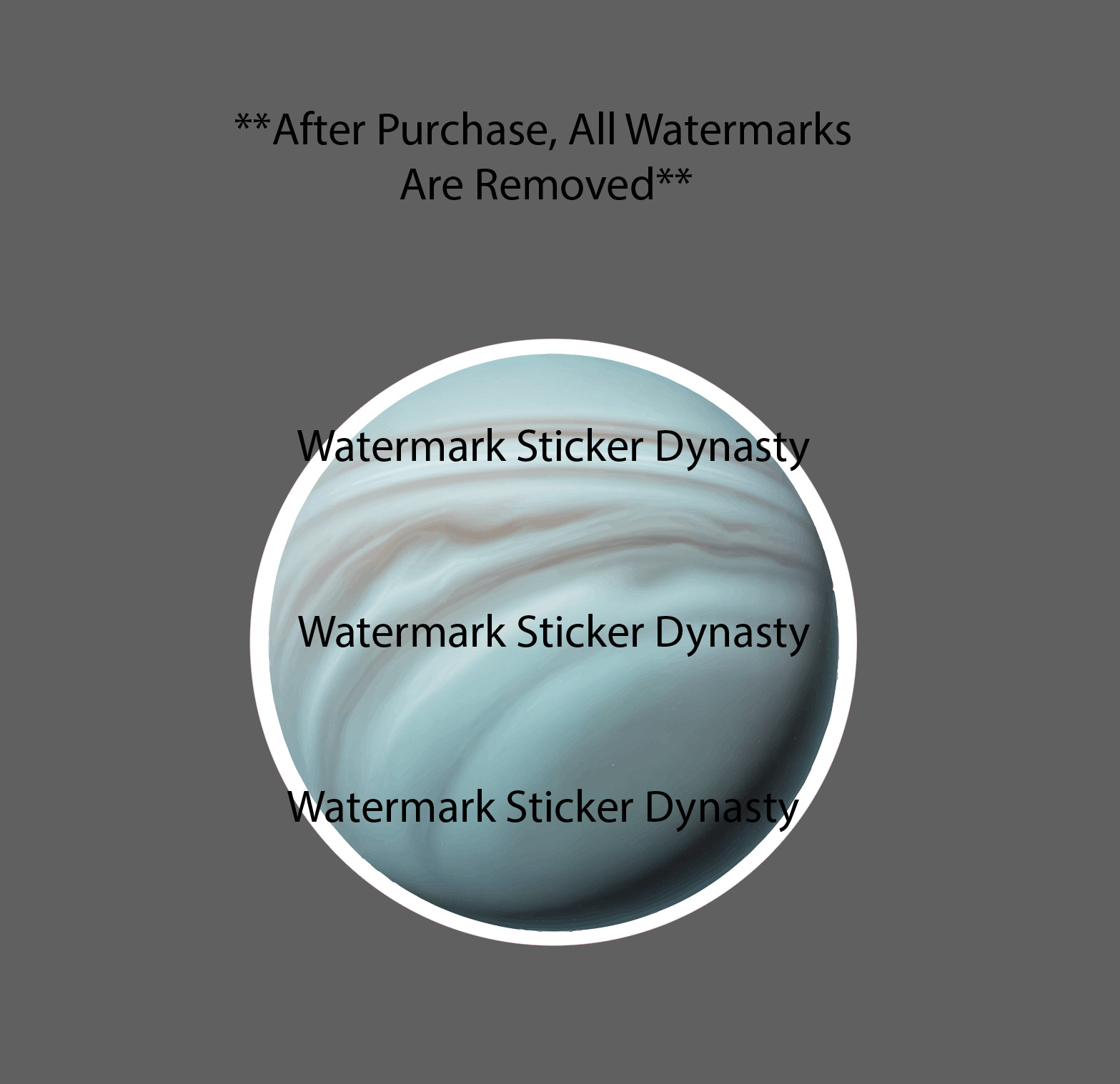 Uranus Sticker Waterproof Decal Planet Space Travel Astronomy Stars Gift NEW