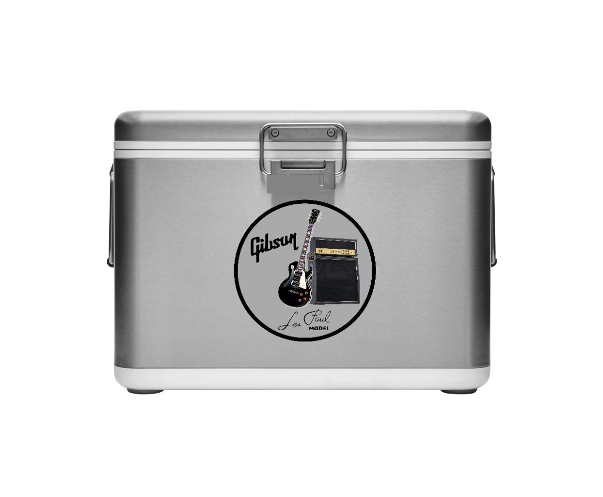 Guitar Gibson Les Paul – 4in Handmade Vinyl Decal Auto Cooler Laptop Case Decor