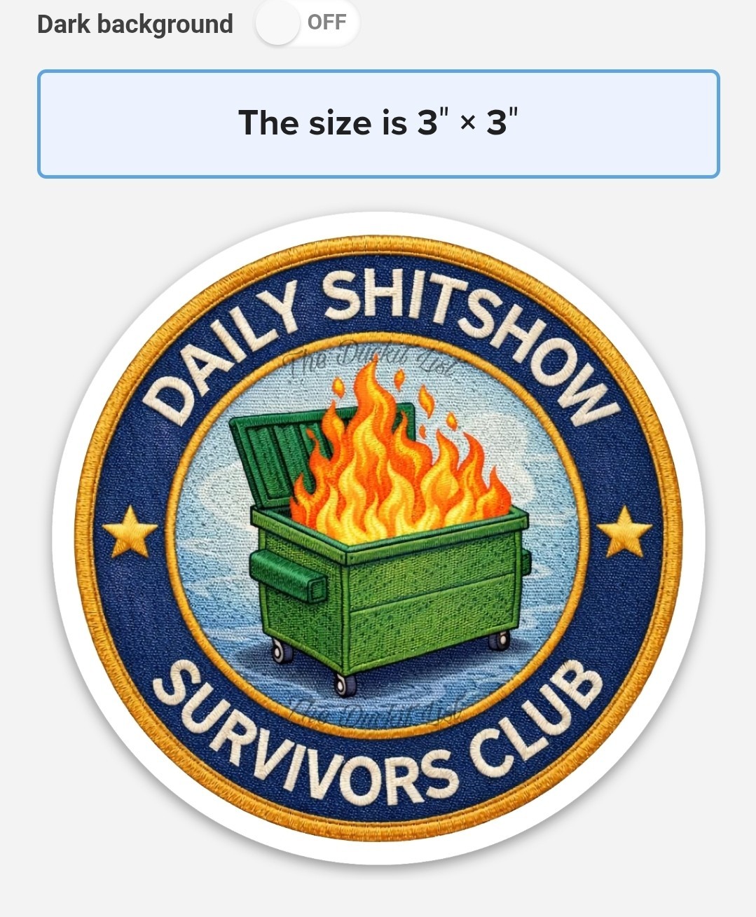SHITSHOW SURVIVOR MAGNET 🧲 3" Made in USA 🇺🇸