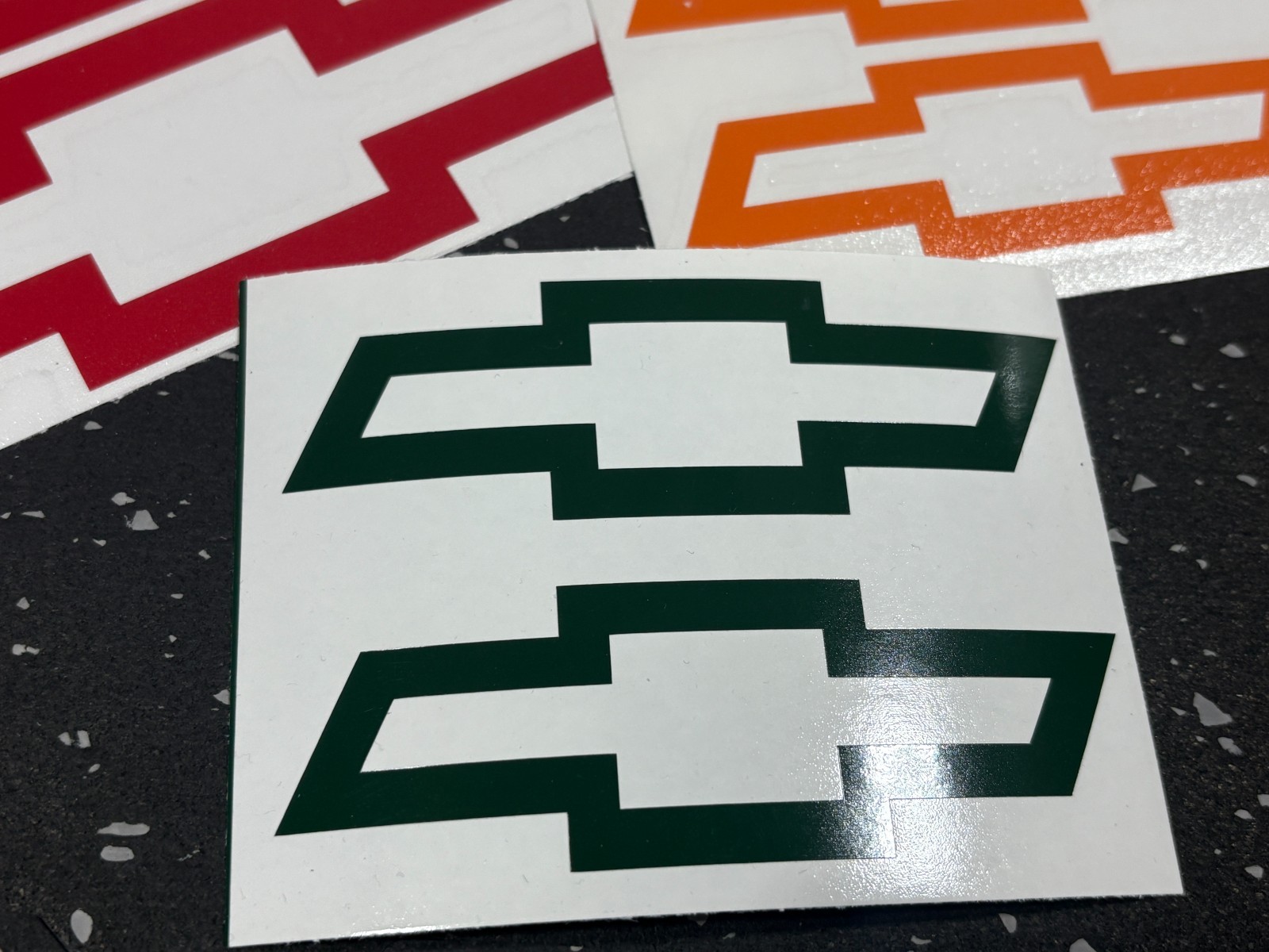 2x) Chevrolet Bowtie Vinyl Decal – 1" 2" 3" 4" 5"+ Die Cut Chevy Bow Tie Sticker