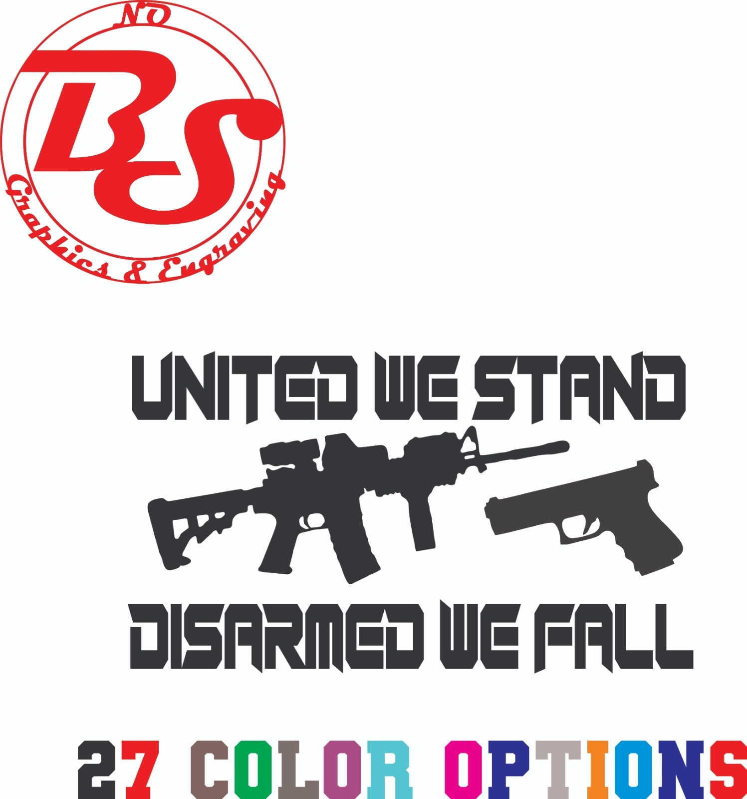 6" America Liberty Vinyl Decal American Pro Gun Sticker Rifle 4×4 Truck 2A noBS