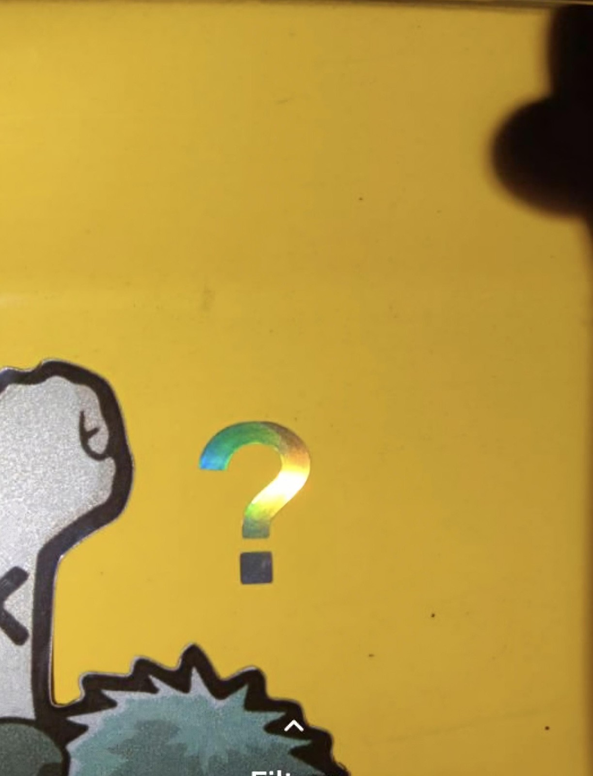 Question Mark Decal ? 55+ Colors Oil Slick, Reflective, Holographic Glitter Opal
